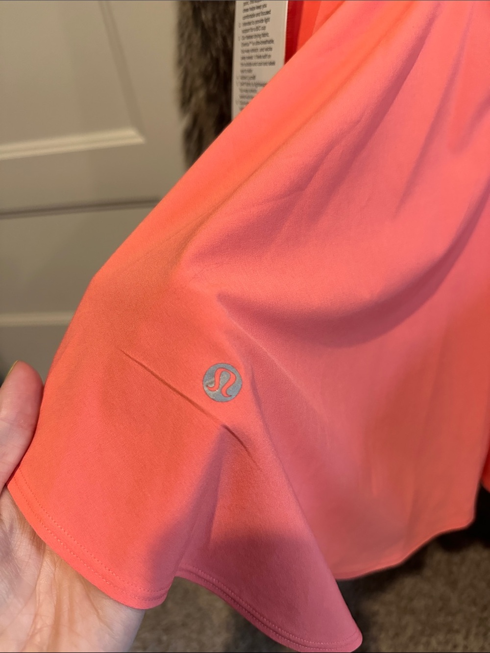 lululemon athletica Coral-Pink Sleeveless Fit-and-Flare Dress - Picture 8 of 9